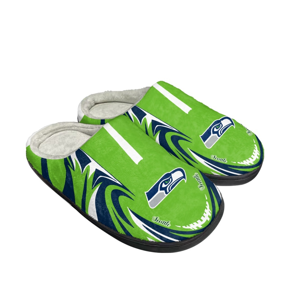 Men's Seattle Seahawks Slippers/Shoes 004