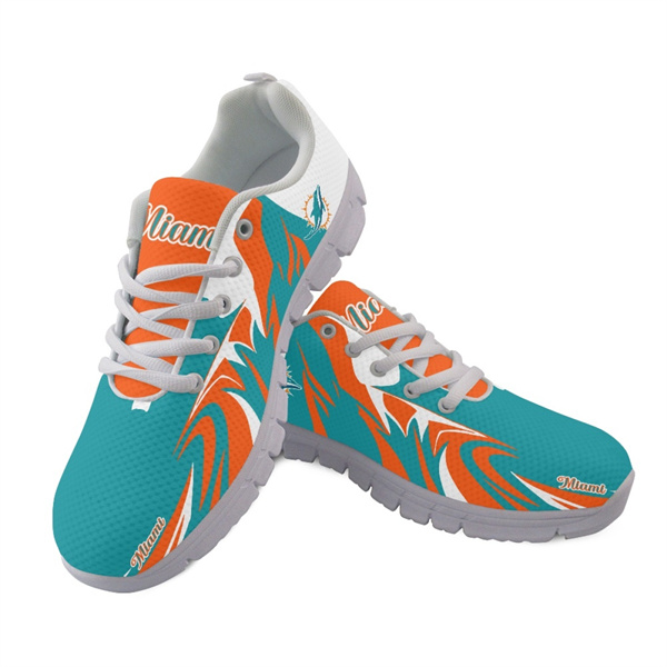 Men's Miami Dolphins AQ Running Shoes 004