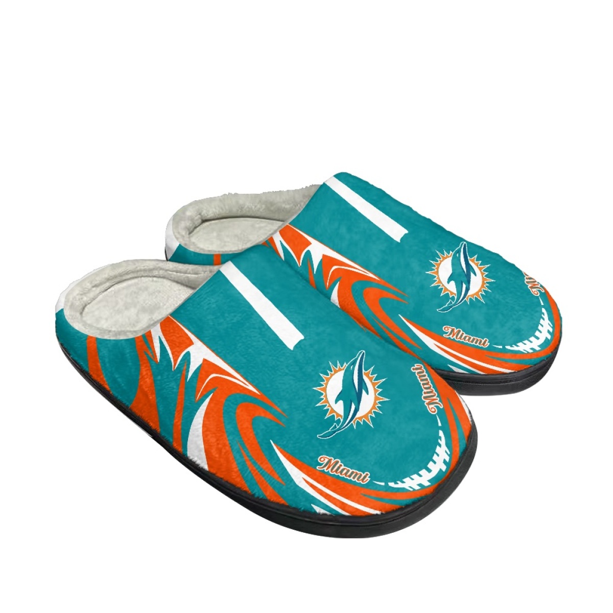 Women's Miami Dolphins Slippers/Shoes 004