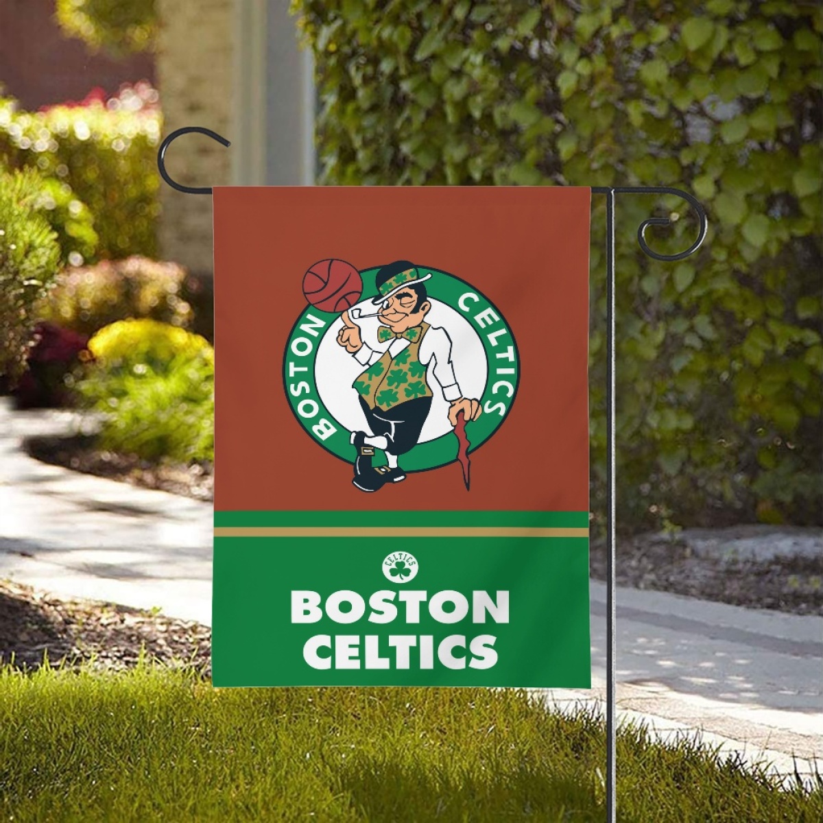 Boston Celtics Double-Sided Garden Flag 001 (Pls check description for details)