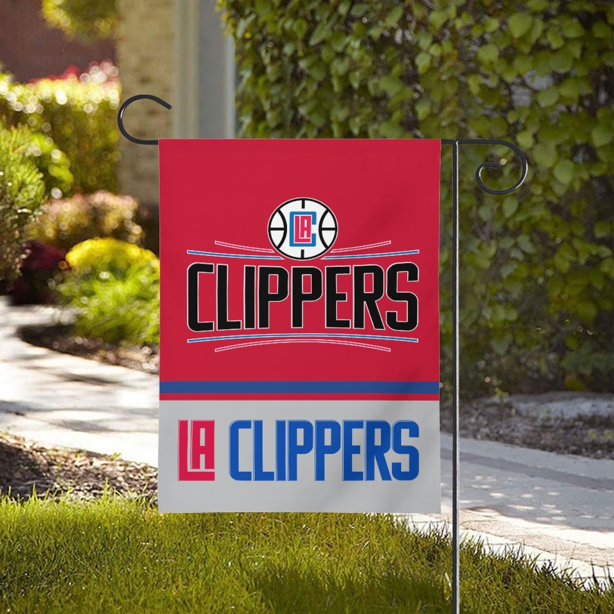 Los Angeles Clippers Double-Sided Garden Flag 001 (Pls check description for details)