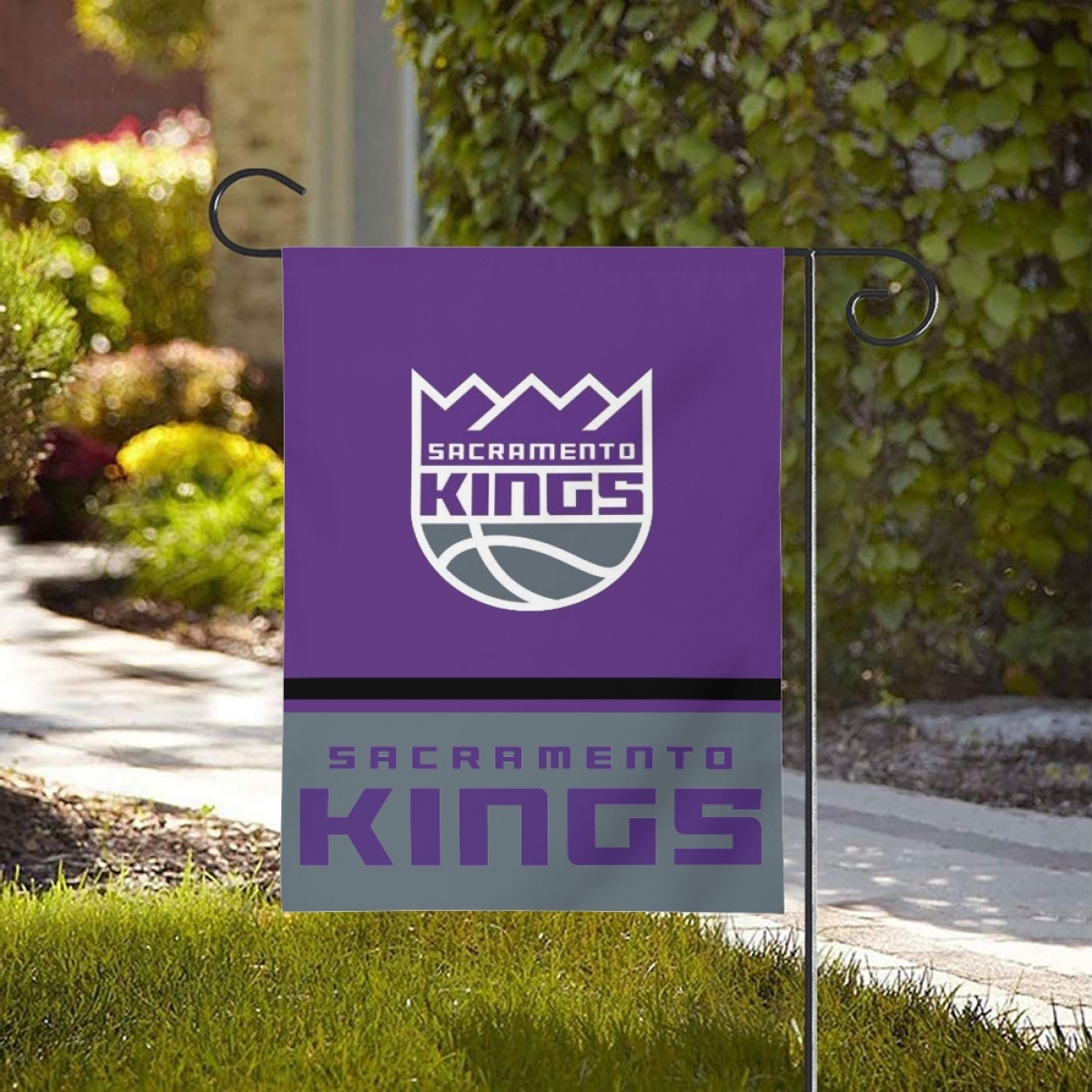 Sacramento Kings Double-Sided Garden Flag 001 (Pls check description for details)
