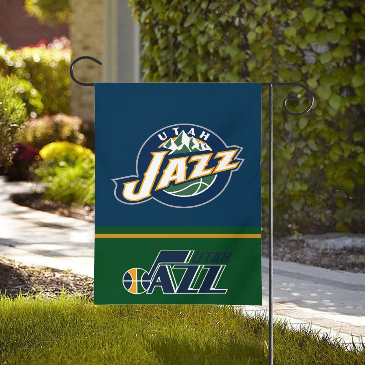 Utah Jazz Double-Sided Garden Flag 001 (Pls check description for details)
