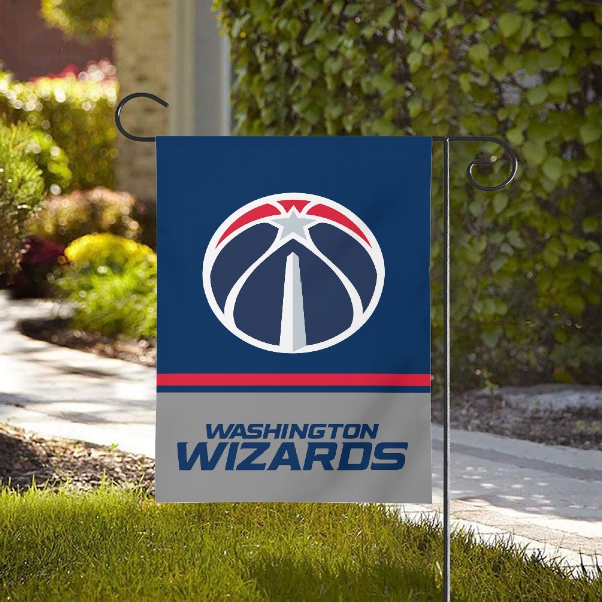 Washington Wizards Double-Sided Garden Flag 001 (Pls check description for details)