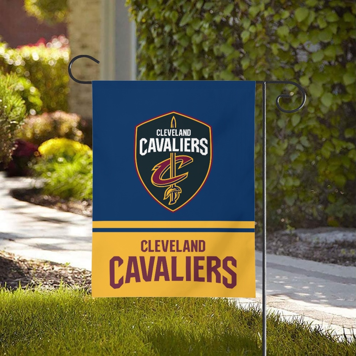 Cleveland Cavaliers Double-Sided Garden Flag 001 (Pls check description for details)