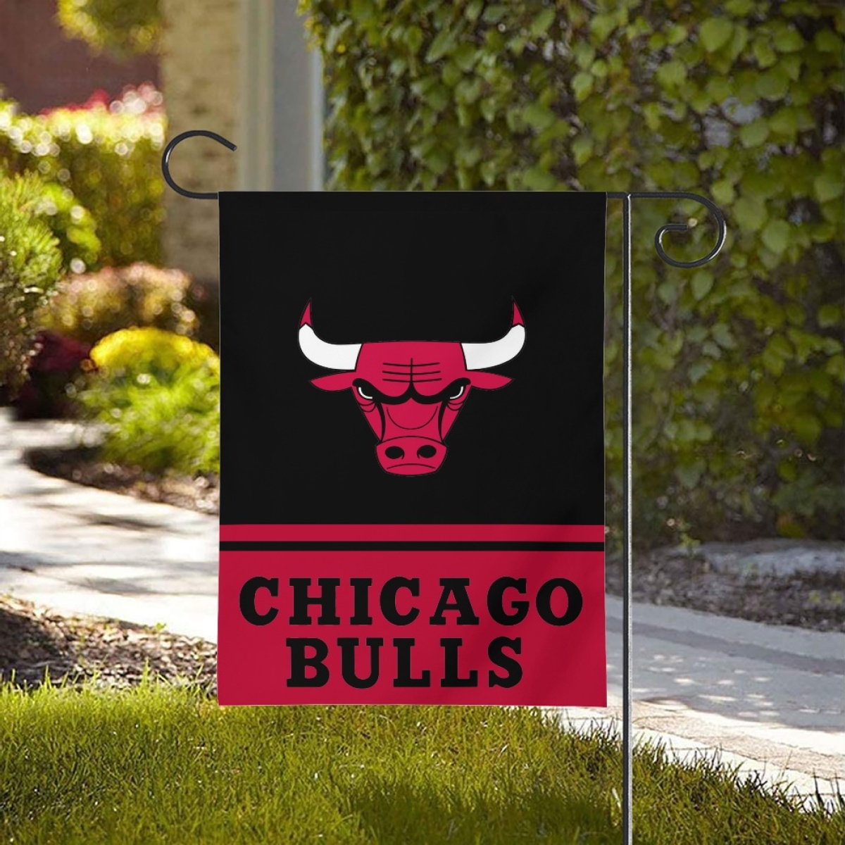Chicago Bulls Double-Sided Garden Flag 001 (Pls check description for details)