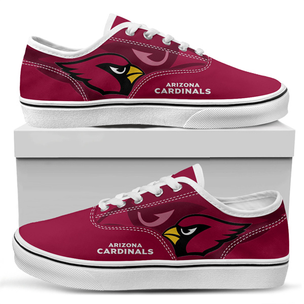 Women's Arizona Cardinals Vans Low Top Sneakers 021