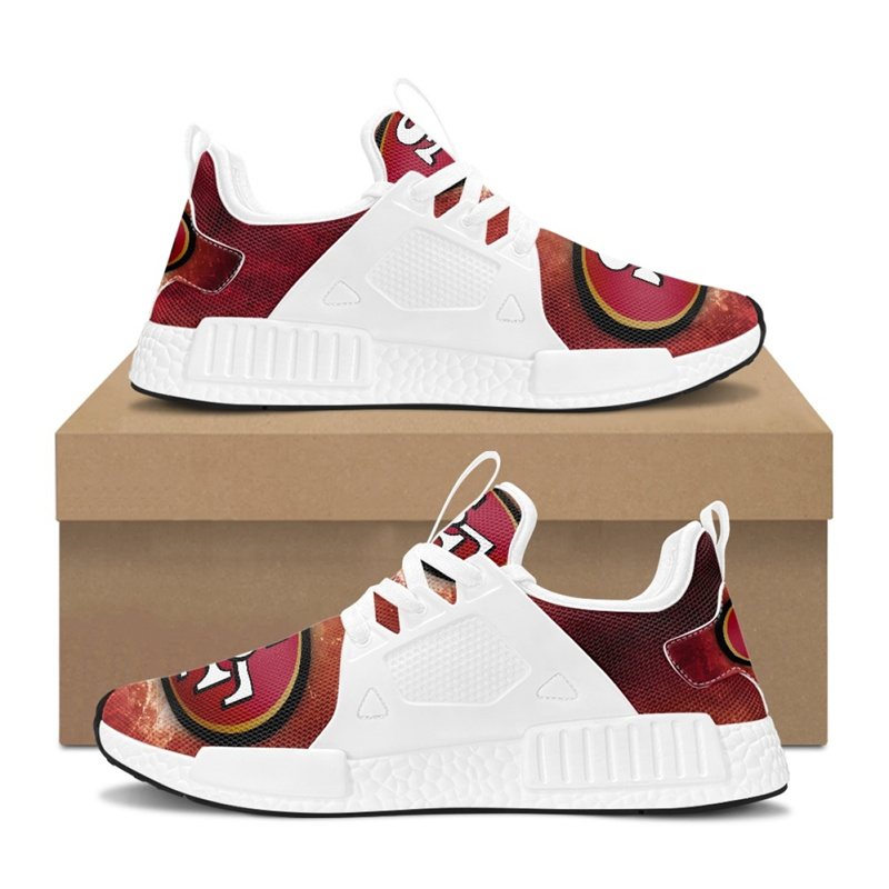 Men's San Francisco 49ers Lightweight Athletic Sneakers/Shoes 001