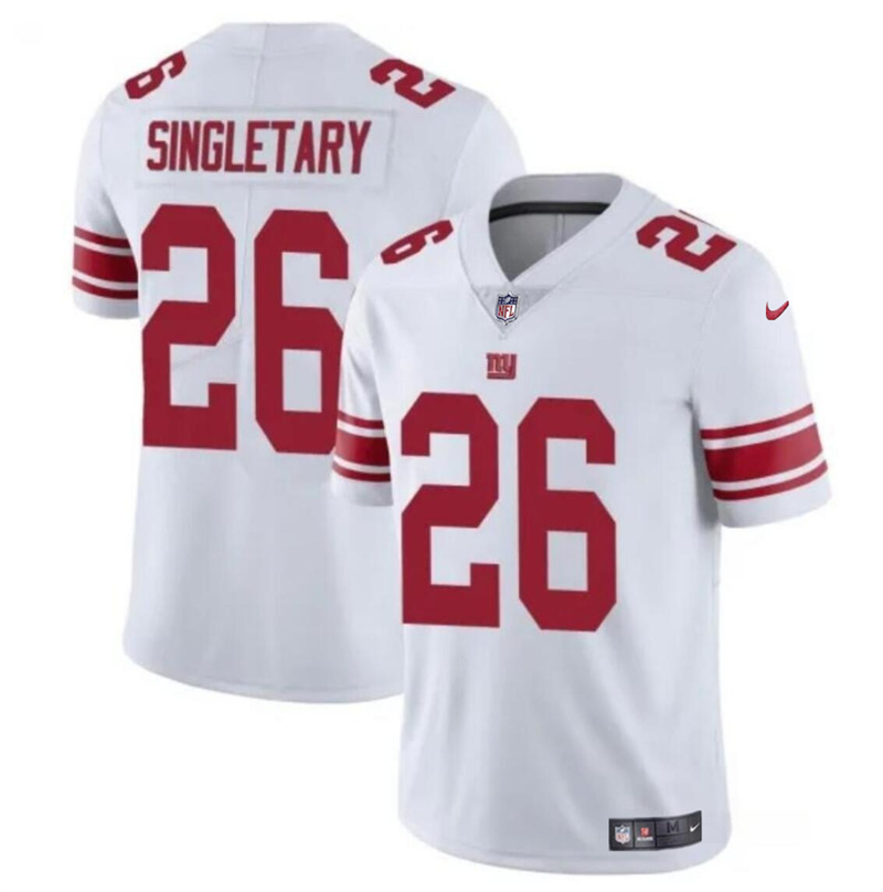 Youth New York Giants #26 Devin Singletary White Vapor Untouchable Limited Stitched Jersey Youth New York Giants #26 Devin Singletary White Vapor Untouchable Limited Stitched Jersey