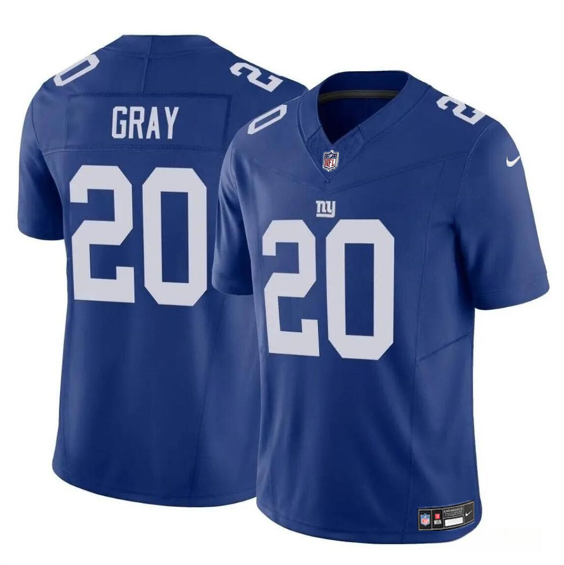 Youth New York Giants #20 Eric Gray Blue 2023 F.U.S.E Vapor Stitched Jersey Youth New York Giants #20 Eric Gray Blue 2023 F.U.S.E Vapor Stitched Jersey
