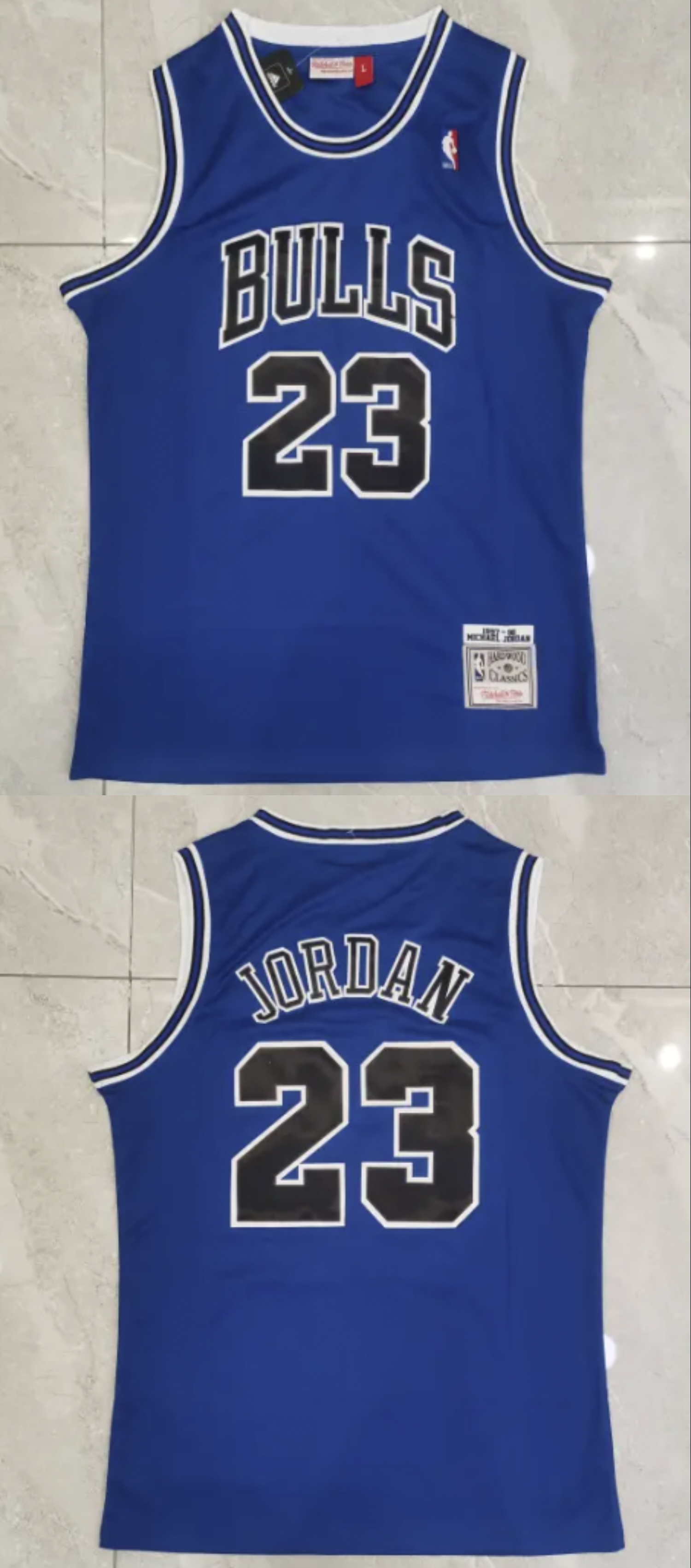 Men's Chicago Bulls #23 Michael Jordan 1997 Azul Classic Edition Stitched Basketball Jersey Men's Chicago Bulls #23 Michael Jordan 1997 Azul Classic Edition Stitched Basketball Jersey