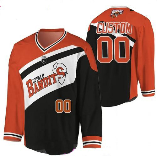 Men's Buffalo Bandits Custom Red 2025 Cup New Limited Edition Hockey Jersey