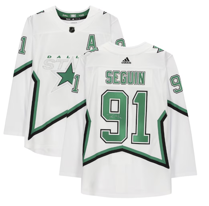 Men's Dallas Stars Custom White 2020-21 Reversed Retro Hockey Jersey