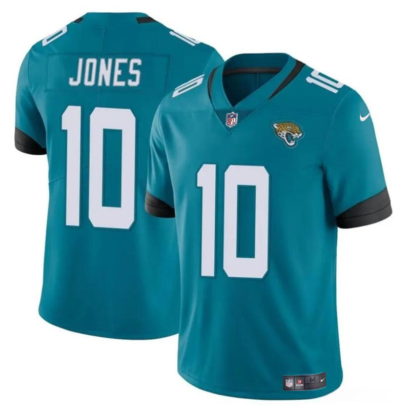 Youth Jacksonville Jaguars #10 Mac Jones Teal 2023 F.U.S.E Vapor Untouchable Limited Stitched Jersey