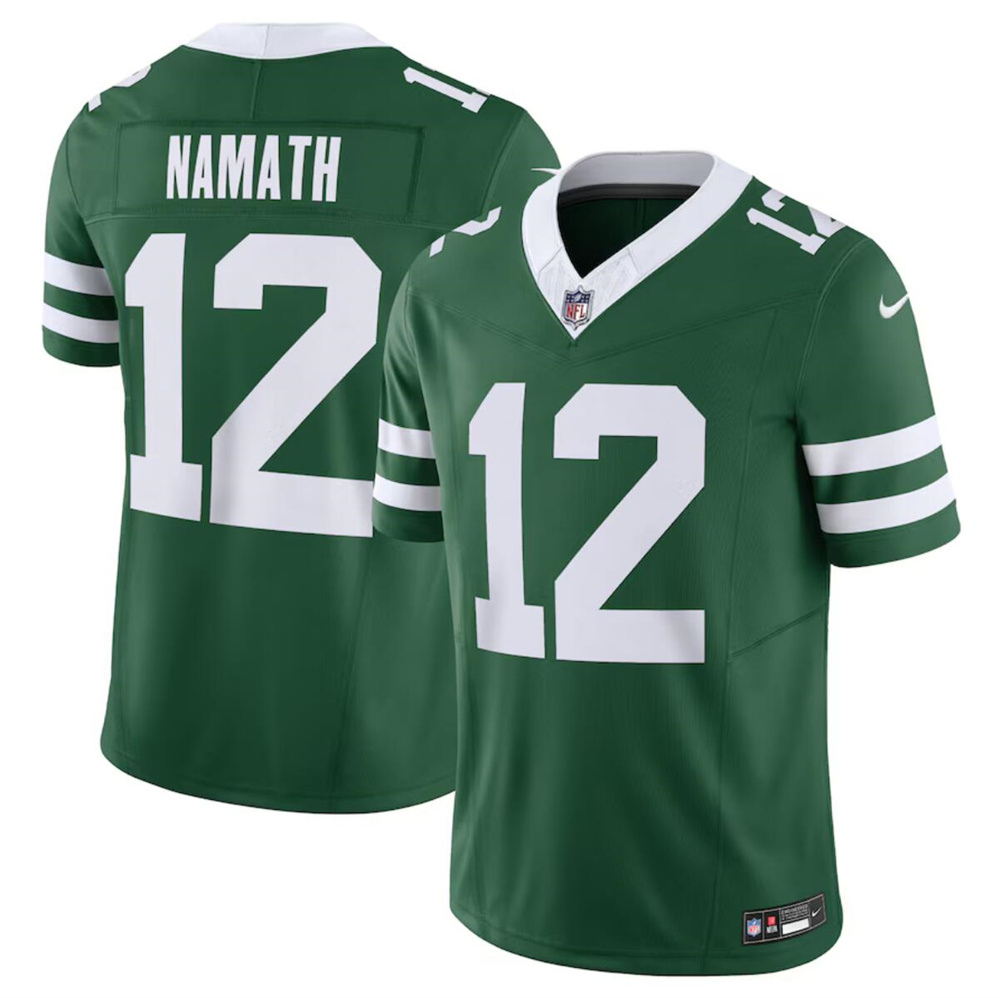 Youth New York Jets #12 Joe Namath Green 2024 F.U.S.E. Vapor Limited Stitched Jersey