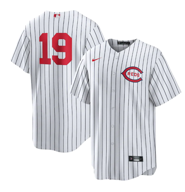 Men's Cincinnati Reds #19 Joey Votto 2022 White Field of Dreams Stitched Baseball Jersey