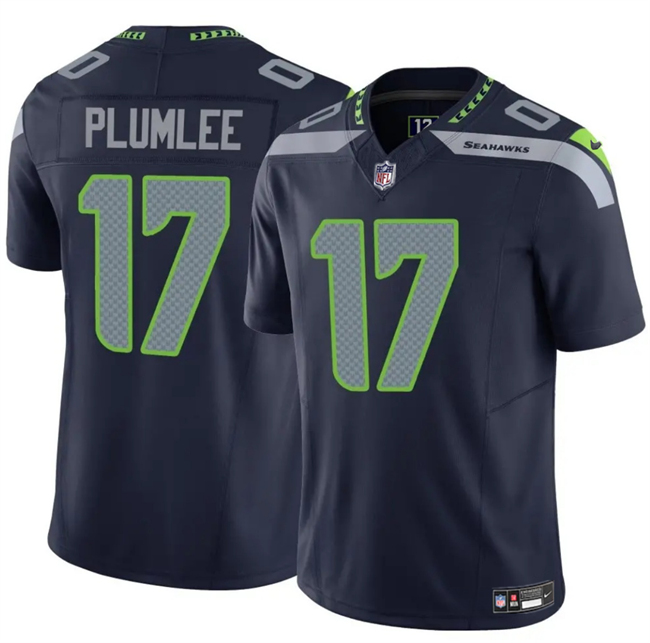 Men's Seattle Seahawks #17 John Rhys Navy 2024 F.U.S.E Vapor Limited Stitched Football Jersey Men's Seattle Seahawks #17 John Rhys Navy 2024 F.U.S.E Vapor Limited Stitched Football Jersey