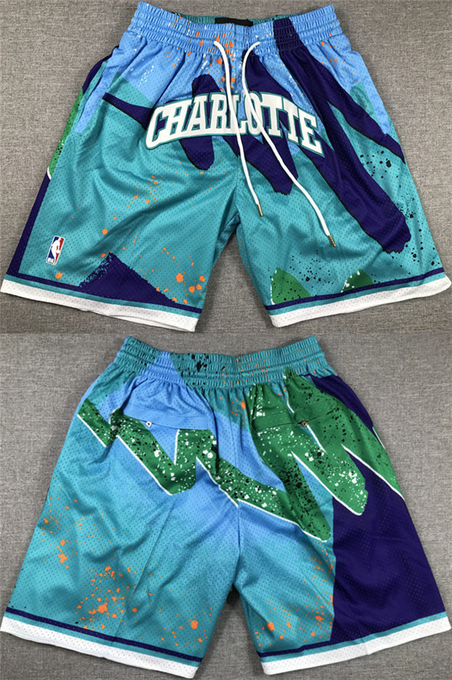 Men's Charlotte Hornets Teal Shorts