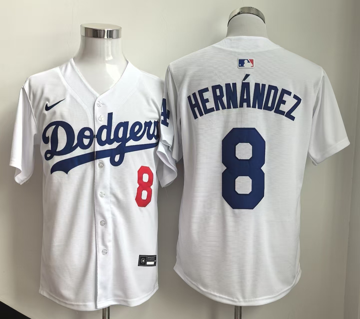 Men's Los Angeles Dodgers #8 Enrique Hernandez WhiteLimited Stitched Baseball Jersey Men's Los Angeles Dodgers #8 Enrique Hernandez WhiteLimited Stitched Baseball Jersey