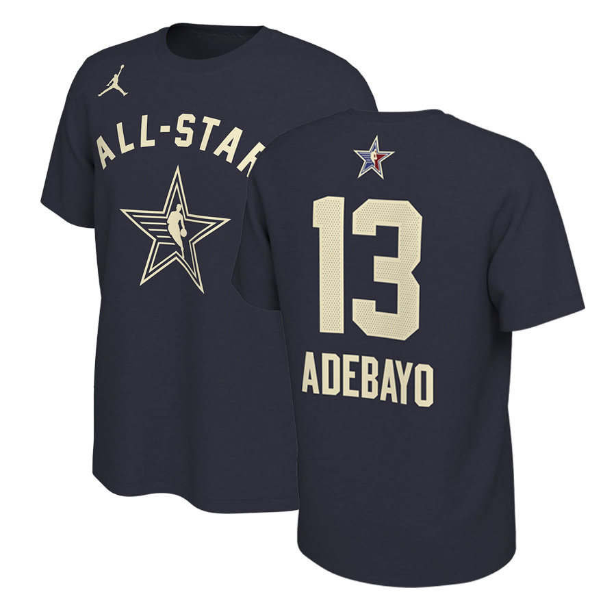 Men's 2024 All-Star #13 Bam Adebary Navy T-Shirt