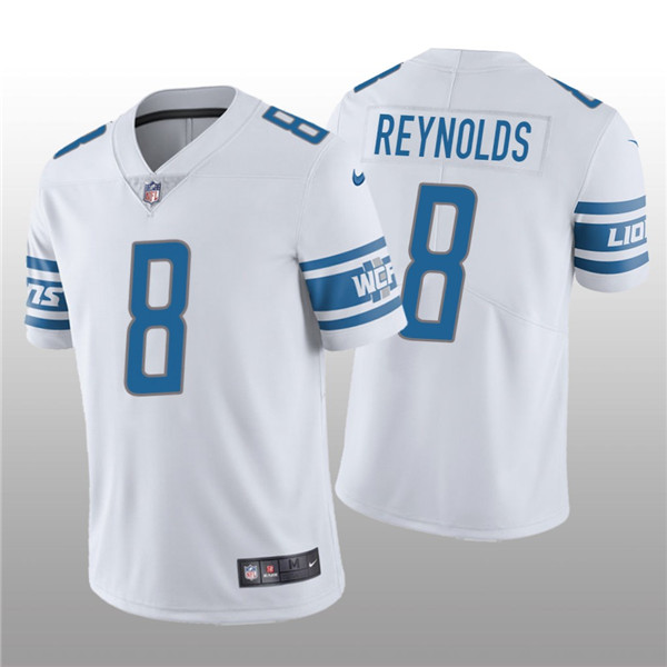 Men's Detroit Lions #8 Josh Reynolds White Vapor Untouchable Limited Stitched Jersey
