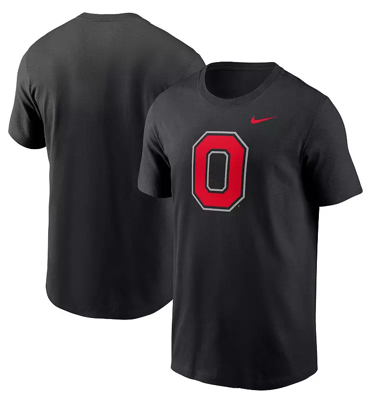 Men's Ohio State Buckeyes Black Primetime Alternate Logo T-Shirt Men's Ohio State Buckeyes Black Primetime Alternate Logo T-Shirt