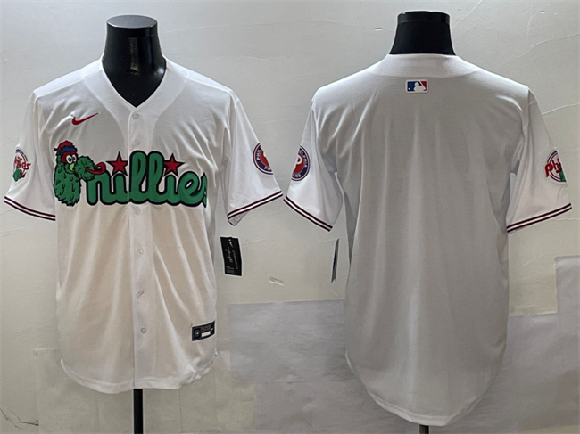 Men's Philadelphia Phillies Blank White Phanatic Limited Stitched Jersey Men's Philadelphia Phillies Blank White Phanatic Limited Stitched Jersey