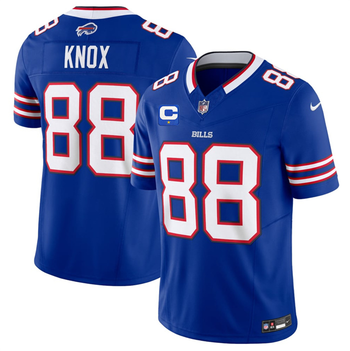 Men's Buffalo Bills #88 Dawson Knox Blue 2026 F.U.S.E. With 1-Star C Patch Vapor Untouchable Limited Stitched Football Jersey