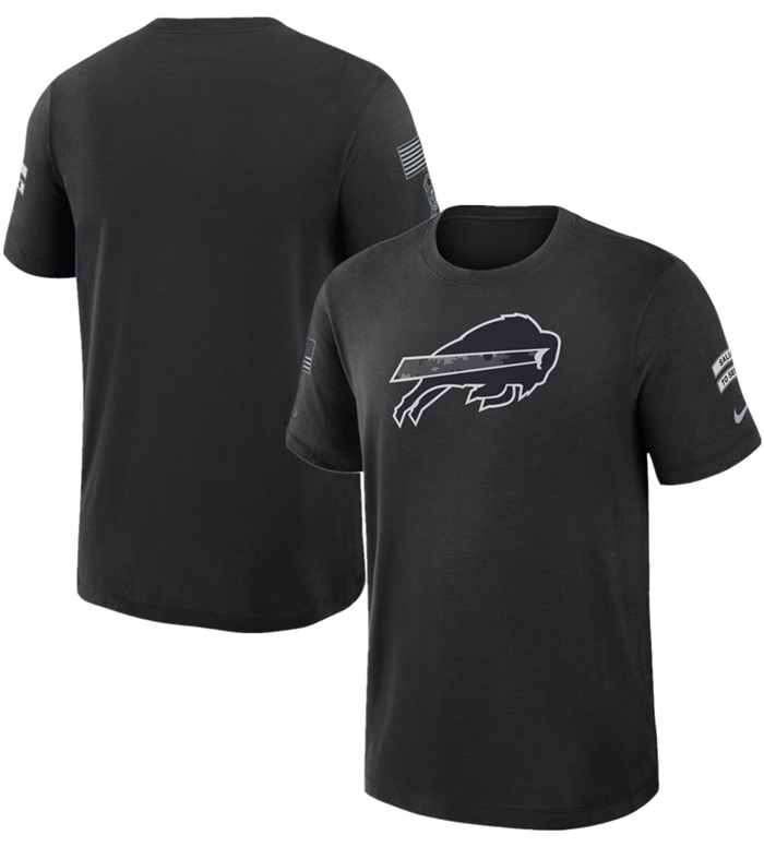 Men's Buffalo Bills Black 2026 Salute to Service Sideline Dri-FIT T-Shirt