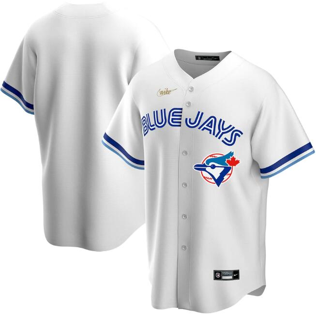 Men's Toronto Blue Jays Blank 2020 New White MLB Cool Base Stitched Jersey