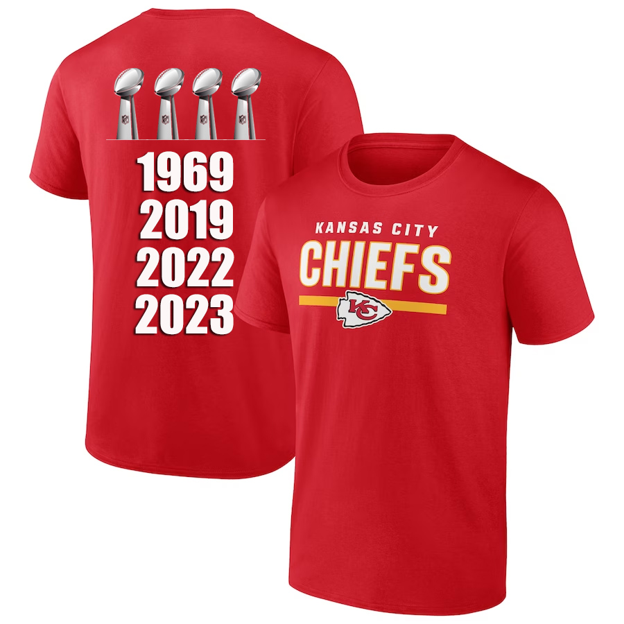 Men's Kansas City Chiefs Red T-Shirt