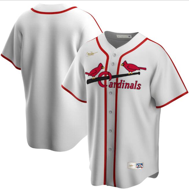 Men's St. Louis Cardinals Blank 2020 New White MLB Cool Base Stitched Jersey