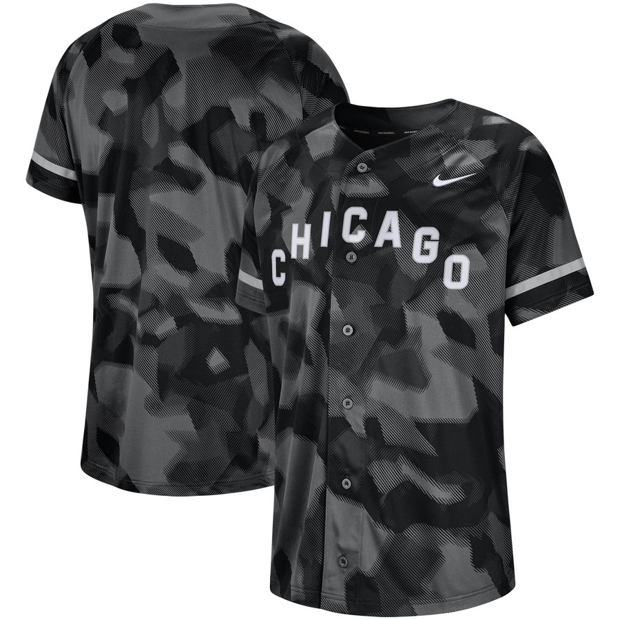 Chicago White Sox Nike Camo Jersey Black