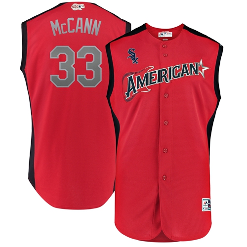 White Sox #33 James McCann Red 2019 All-Star American League Stitched MLB Jersey
