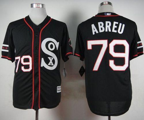 White Sox #79 Jose Abreu Black New Cool Base Stitched MLB Jersey White Sox #79 Jose Abreu Black New Cool Base Stitched MLB Jersey