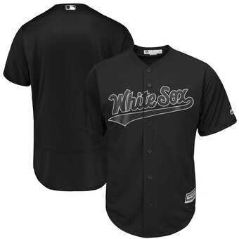 Chicago White Sox Blank Majestic 2019 Players' Weekend Cool Base Team Jersey Black