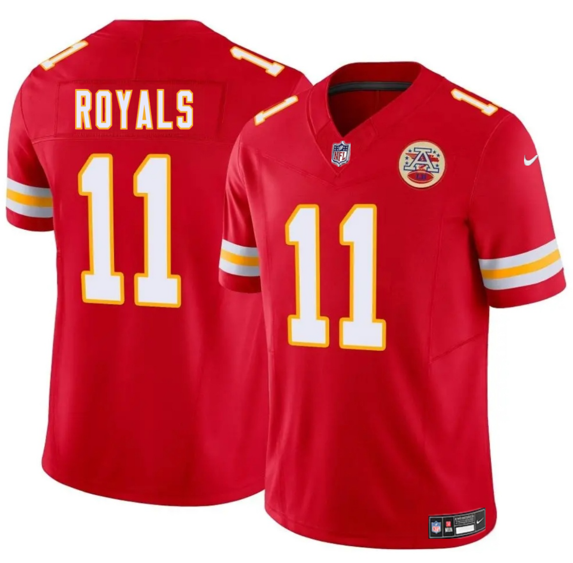 Men’s Kansas City Chiefs #11 Jalen Royals Red 2025 Draft F.U.S.E. Vapor Untouchable Limited Stitched Football Jerseyy Men’s Kansas City Chiefs #11 Jalen Royals Red 2025 Draft F.U.S.E. Vapor Untouchable Limited Stitched Football Jerseyy