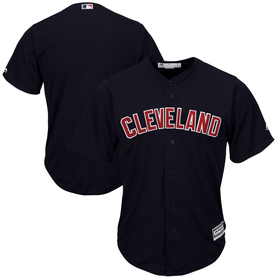 Indians Blank Navy Alternate 2019 Cool Base Team Stitched MLB Jersey