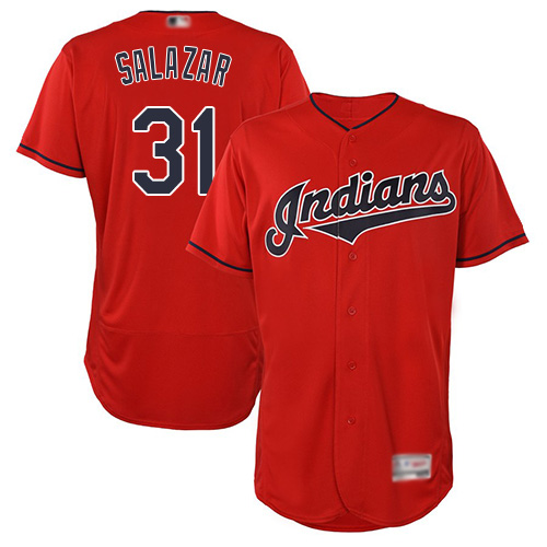 Indians #31 Danny Salazar Red Flexbase Authentic Collection Stitched MLB Jersey