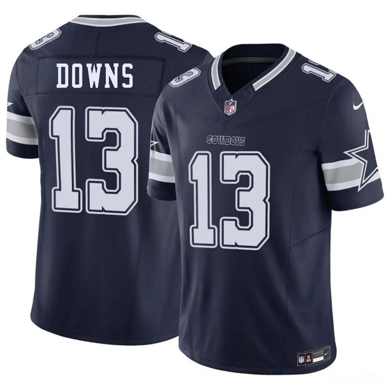 Men's Dallas Cowboys #13 Caleb Downs Navy 2026 Draft F.U.S.E Vapor Untouchable Limited Stitched Football Jersey