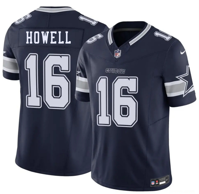 Men's Dallas Cowboys #16 Sam Howell Navy 2026 F.U.S.E Vapor Untouchable Limited Stitched Football Jersey