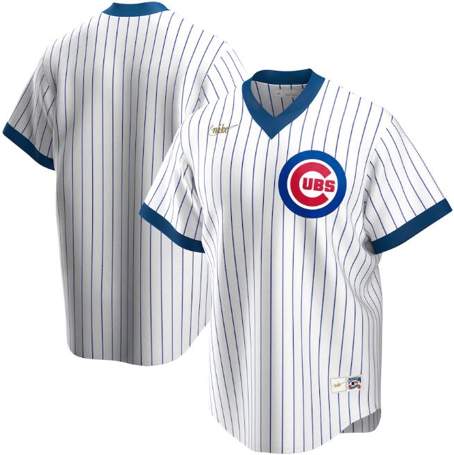 Men's Chicago Cubs Blank 2020 New White MLB Cool Base Stitched Jersey