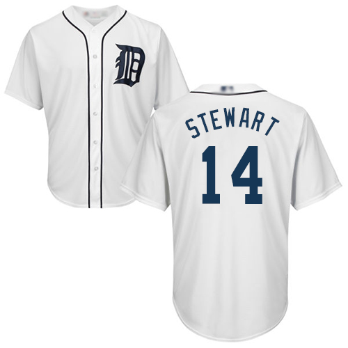 Tigers #14 Christin Stewart White New Cool Base Stitched MLB Jersey