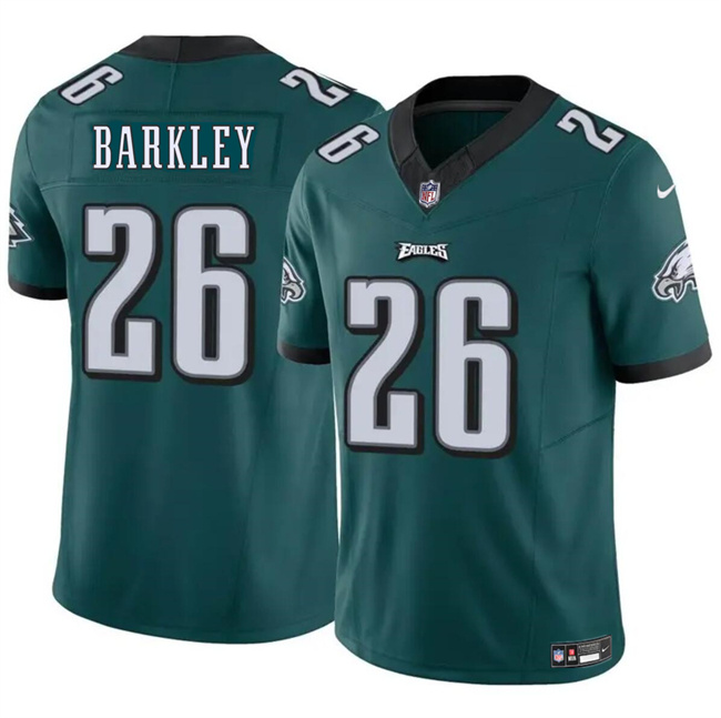 Men's Philadelphia Eagles #26 Saquon Barkley Green 2023 F.U.S.E. Vapor Untouchable Limited Stitched Football Jersey