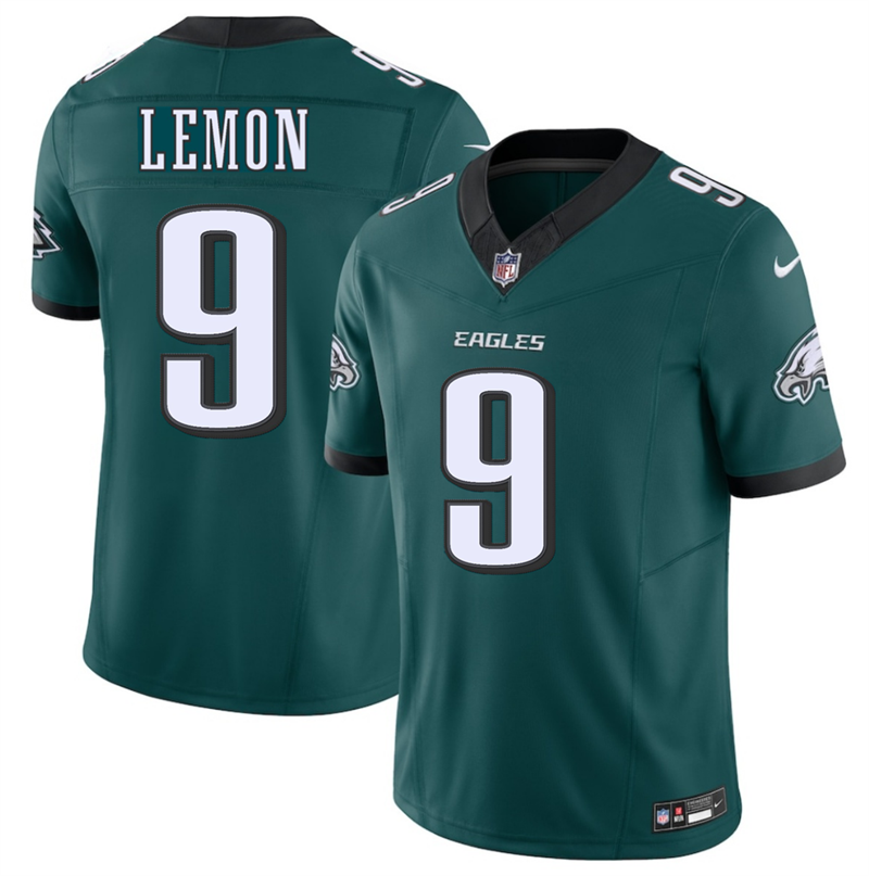 Men's Philadelphia Eagles #9 Makai Lemon Green 2026 Draft F.U.S.E. Vapor Untouchable Limited Stitched Football Jersey