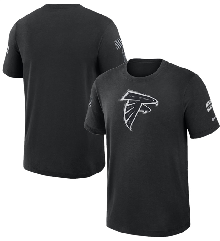 Men's Atlanta Falcons Black 2026 Salute to Service Sideline Dri-FIT T-Shirt