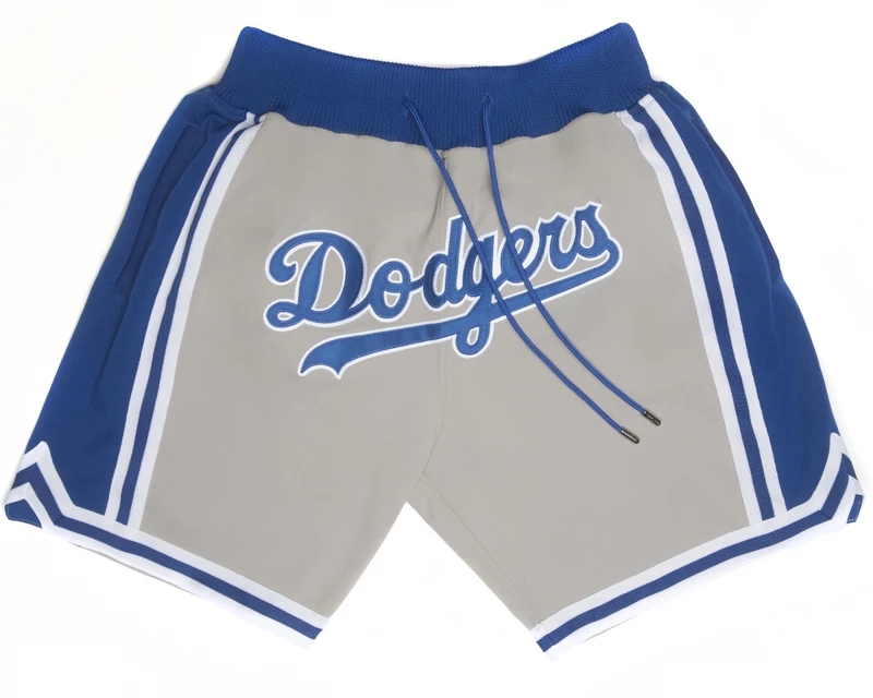 Los Angeles Dodgers Shorts (Grey) JUST DON By Mitchell & Ness