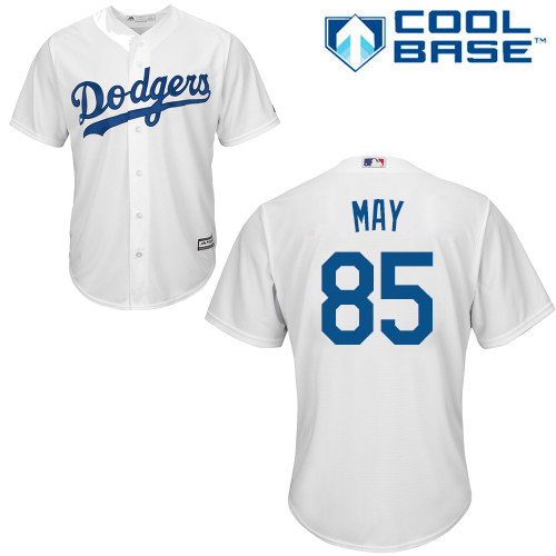 Dodgers #85 Dustin May White New Cool Base Stitched MLB Jersey