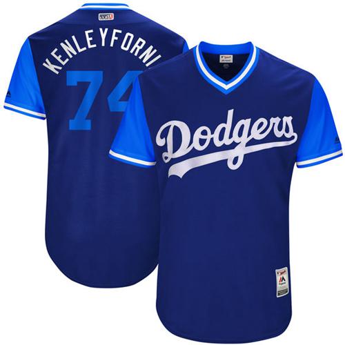 Dodgers #74 Kenley Jansen Royal "Kenleyfornia" Players Weekend Authentic Stitched MLB Jersey