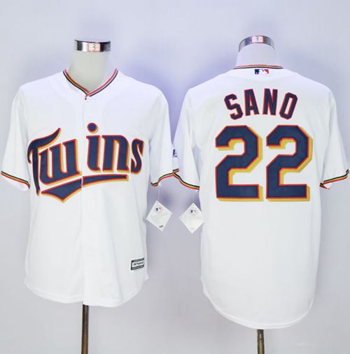 Twins #22 Miguel Sano New White Cool Base Stitched MLB Jersey Twins #22 Miguel Sano New White Cool Base Stitched MLB Jersey
